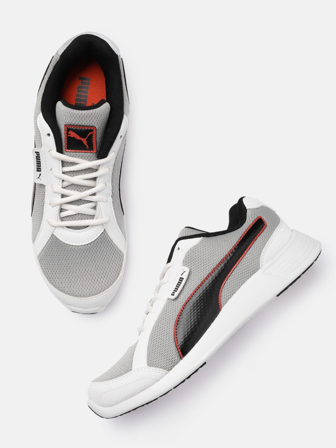 

Puma Men Grey Electro 2 Idp Colorblocked Sneakers
