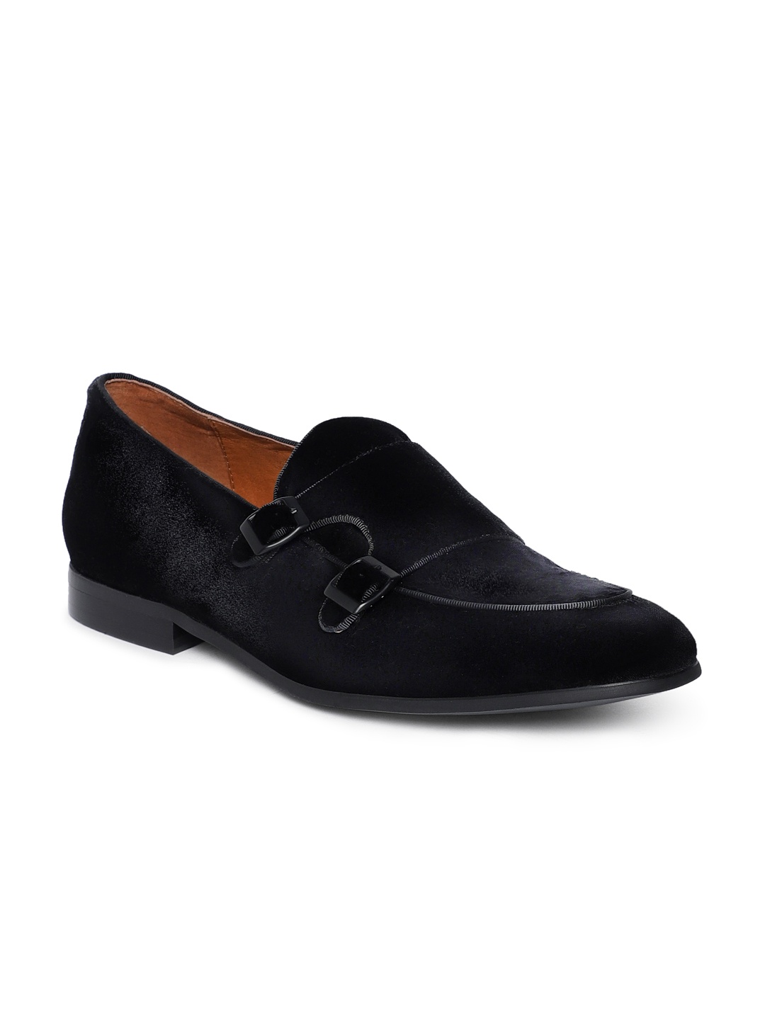 

Heel & Buckle London Men Black Velvet Loafers