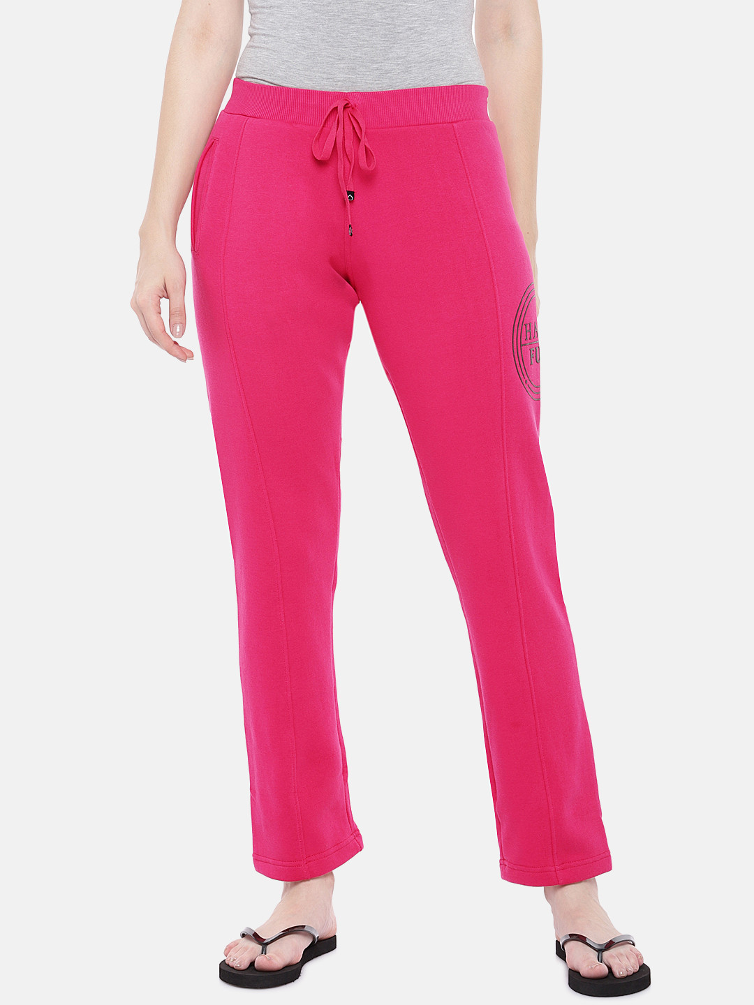 

Sweet Dreams Women Fuchsia Pink Solid Lounge Pants LP-3740G9