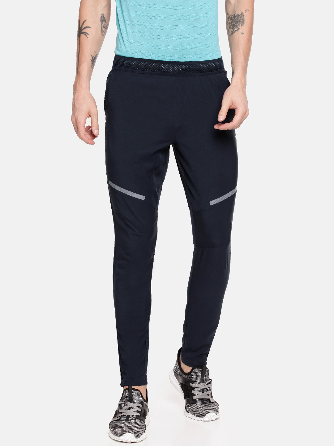 

Proline Active Men Navy Blue Solid Recovermax Active Slim Fit Track Pants