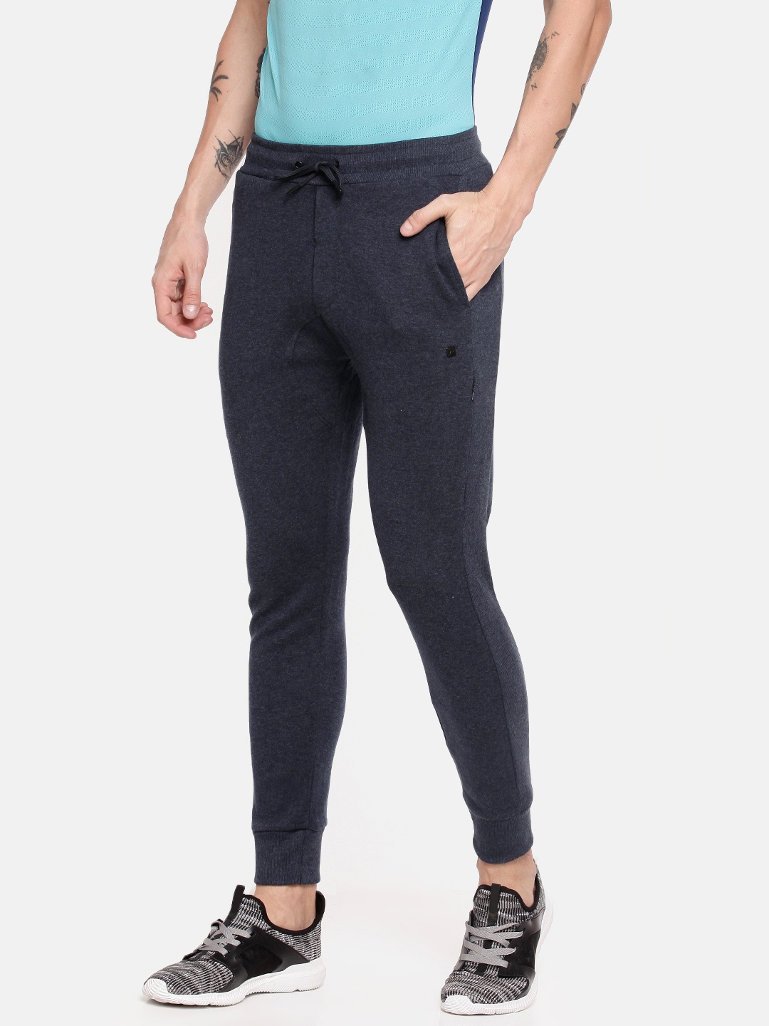 

Proline Active Men Blue Slim Fit Solid Joggers