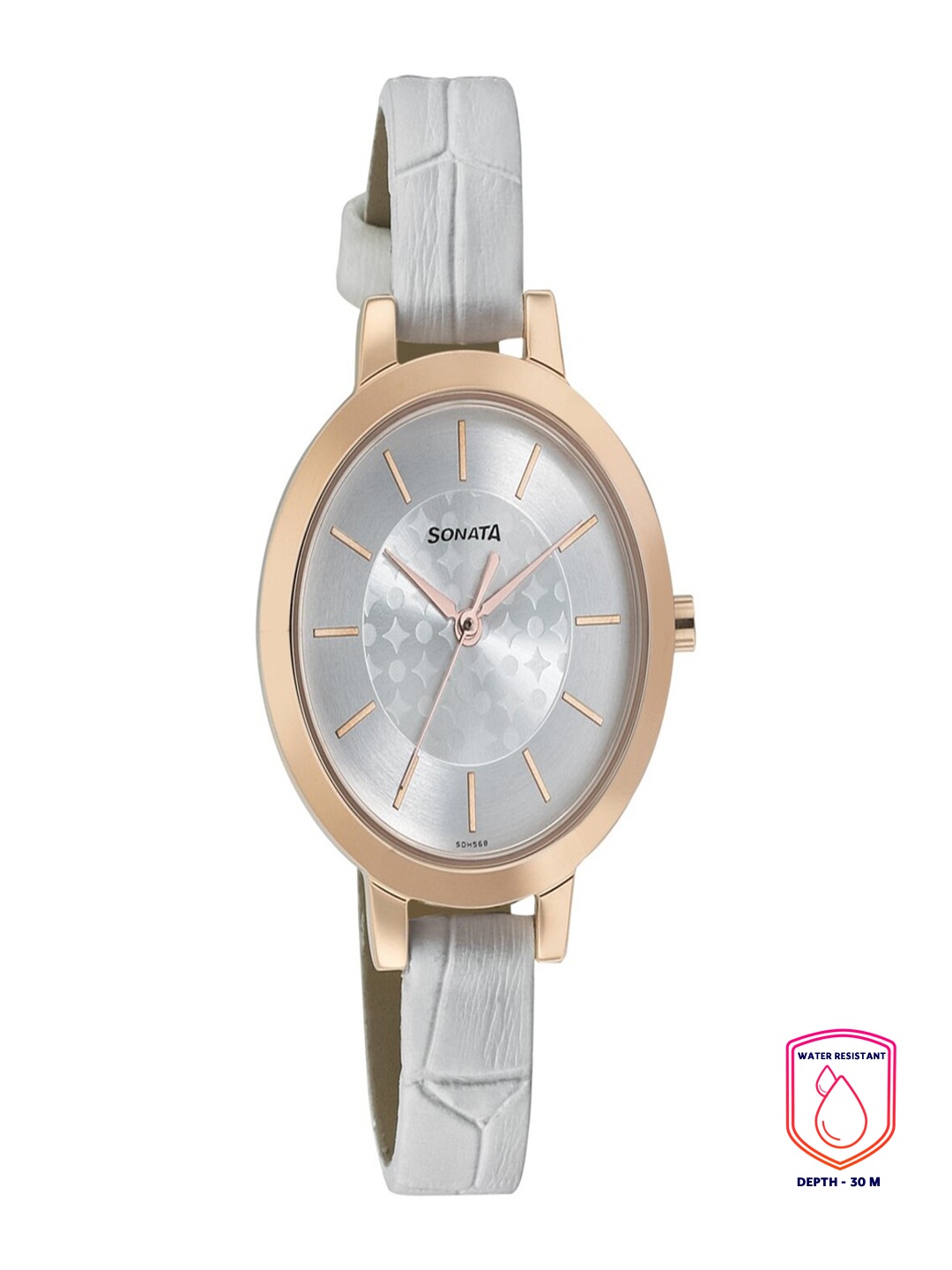 

Sonata Blush Women Silver Analogue watch 8141WL01