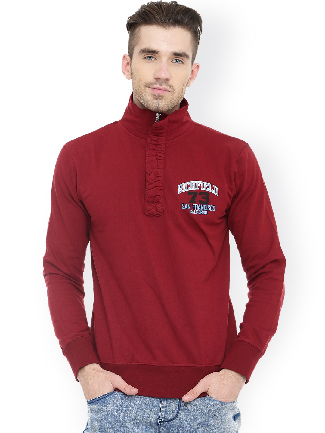 

GRITSTONES Maroon Sweatshirt
