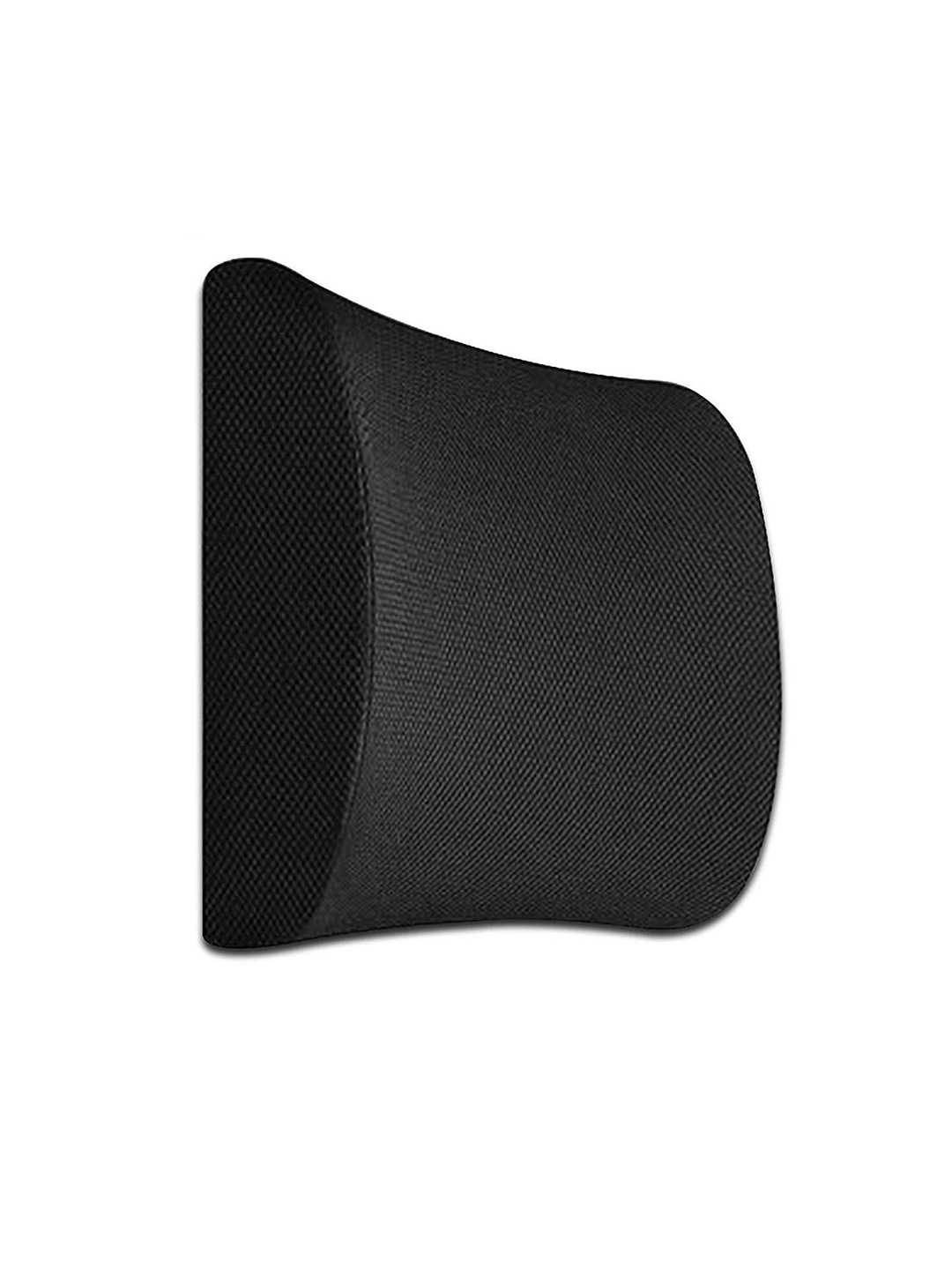 

The White Willow Black Memory Foam Lumbar Back Rest Orthopedic Pillow, Grey