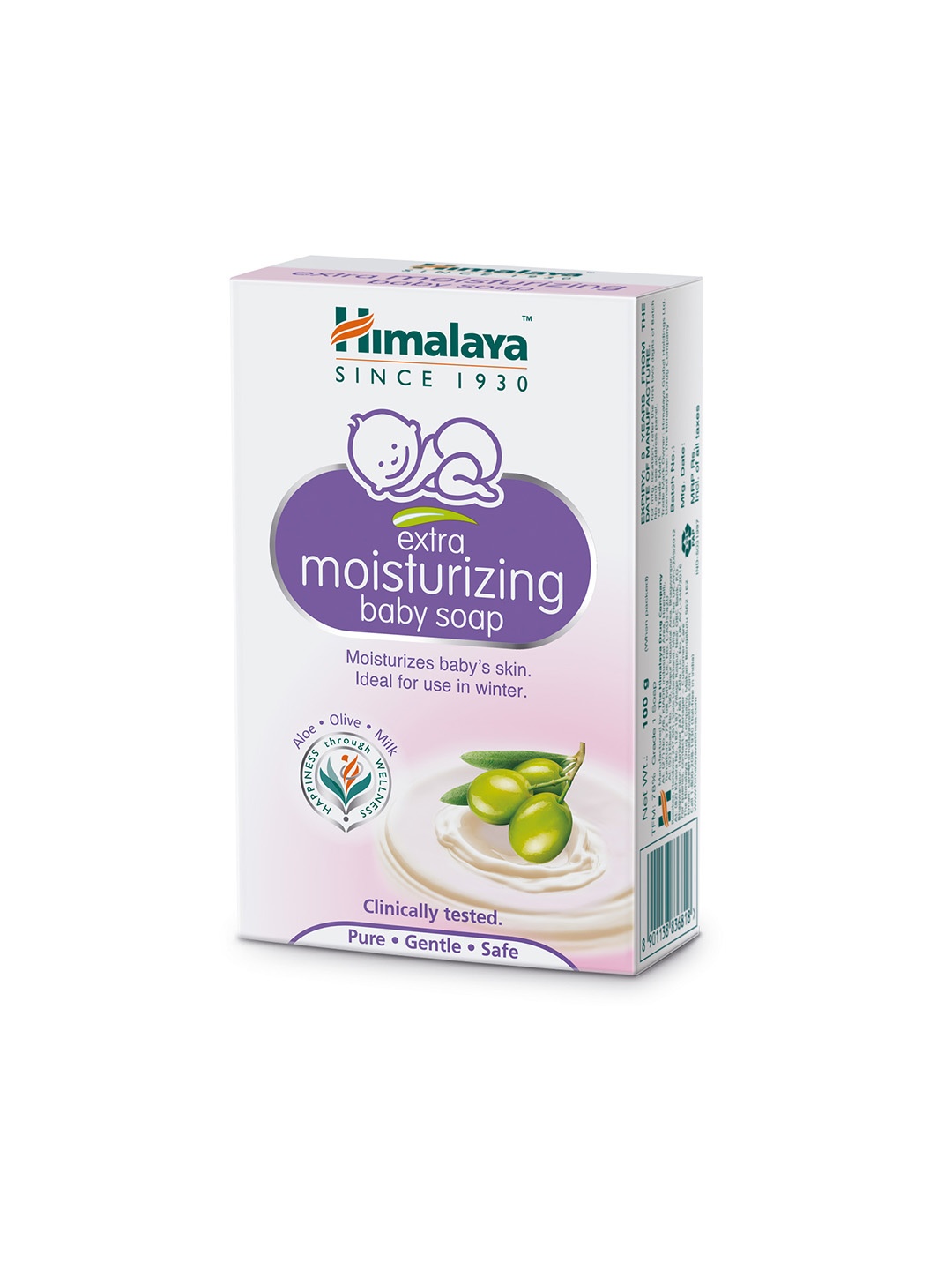 

Himalaya Extra Moisturizing Soap 75g, White