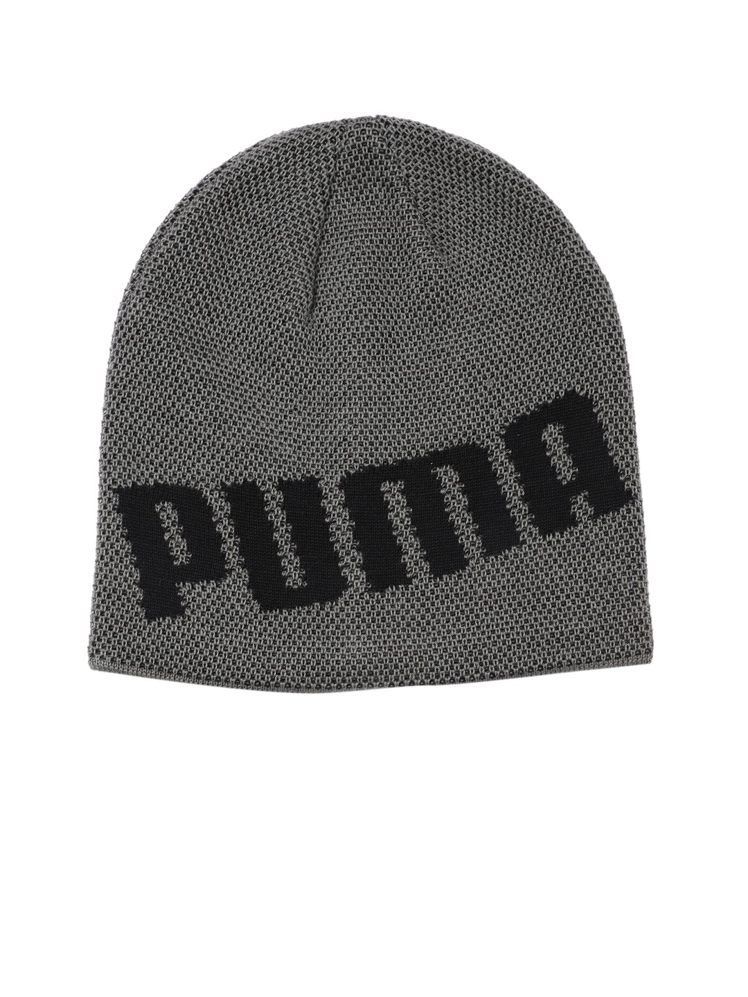 

Puma Unisex Grey Self Design Beanie
