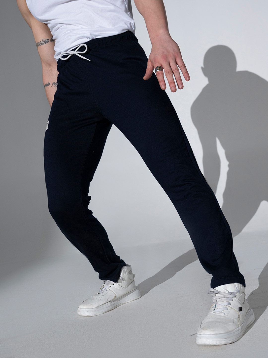 

Hubberholme Navy Track Pants, Navy blue