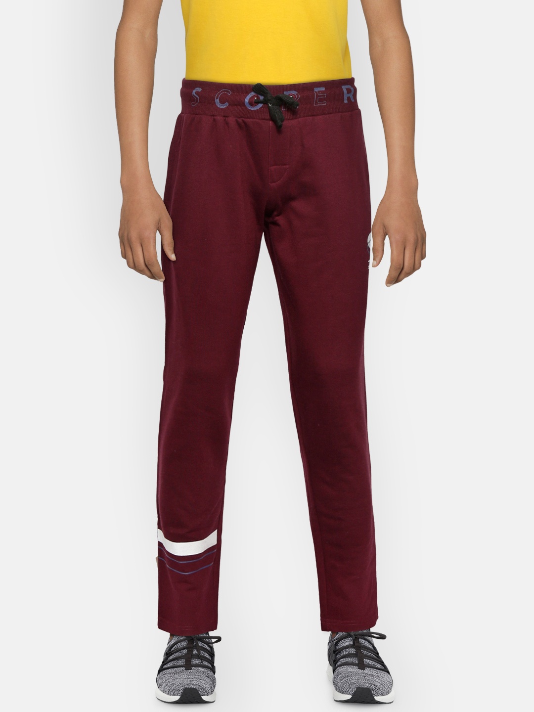

Sweet Dreams Boys Burgundy Solid Track Pants