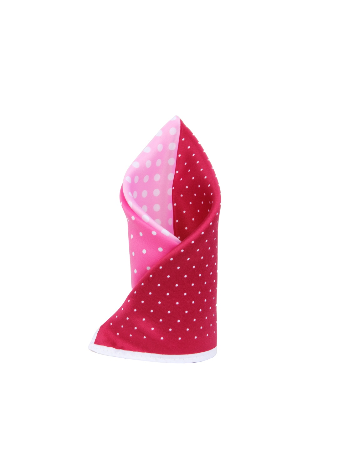 

Alvaro Castagnino Pink & Red Printed Pocket Square