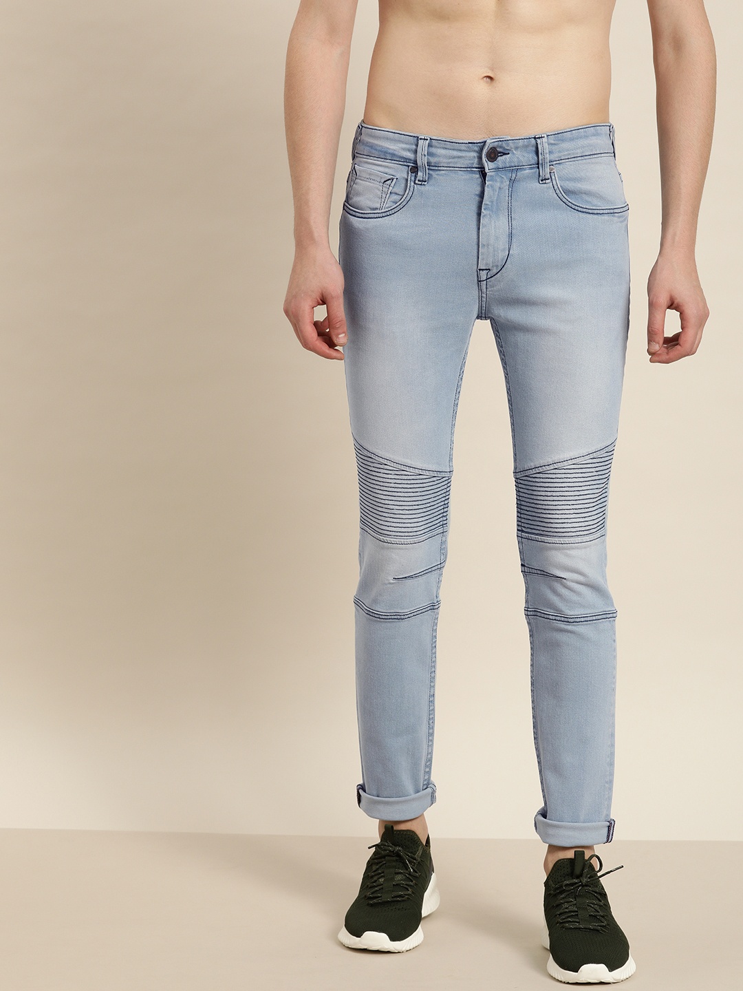 

Moda Rapido Men Blue Slim Fit Mid-Rise Clean Look Stretchable Jeans