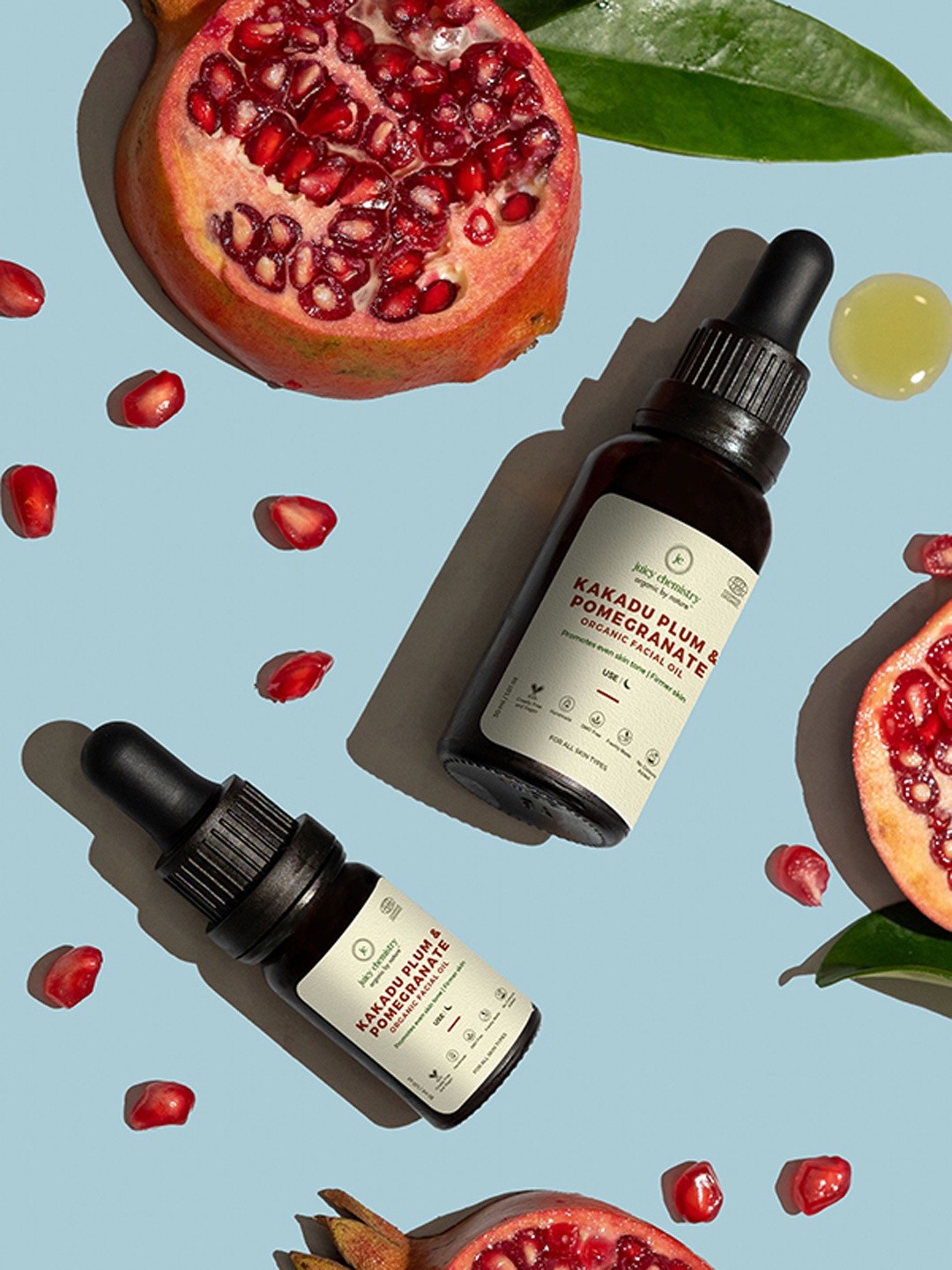 

Juicy Chemistry Kakadu Plum and Pomegranate Facial Oil, Brown