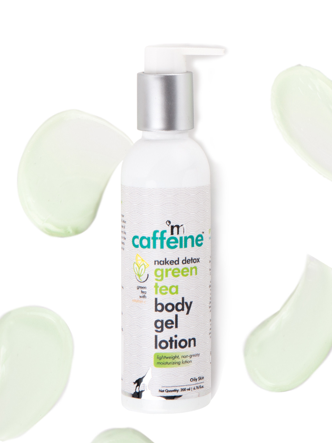 

MCaffeine Lightweight Green Tea Body Lotion with Vit C & Shea Butter for Oily Skin 200ml, White