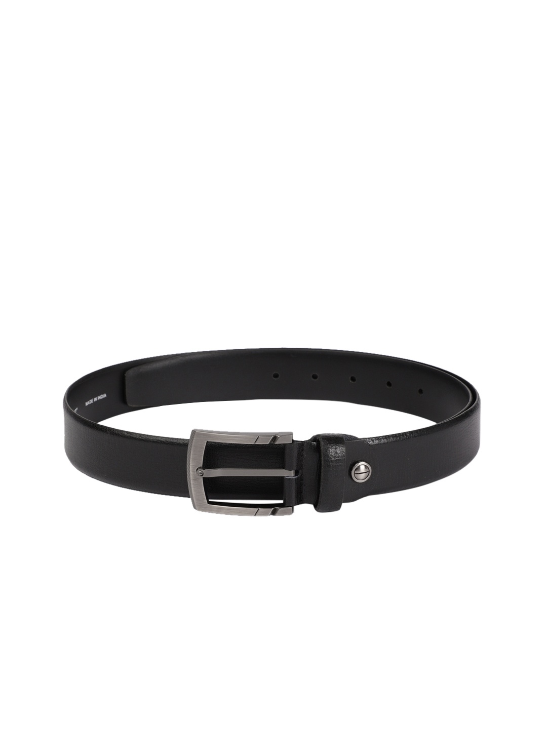 

BOXER Men Black Solid Spanish Genuine Leather Belt BB3-02 B44