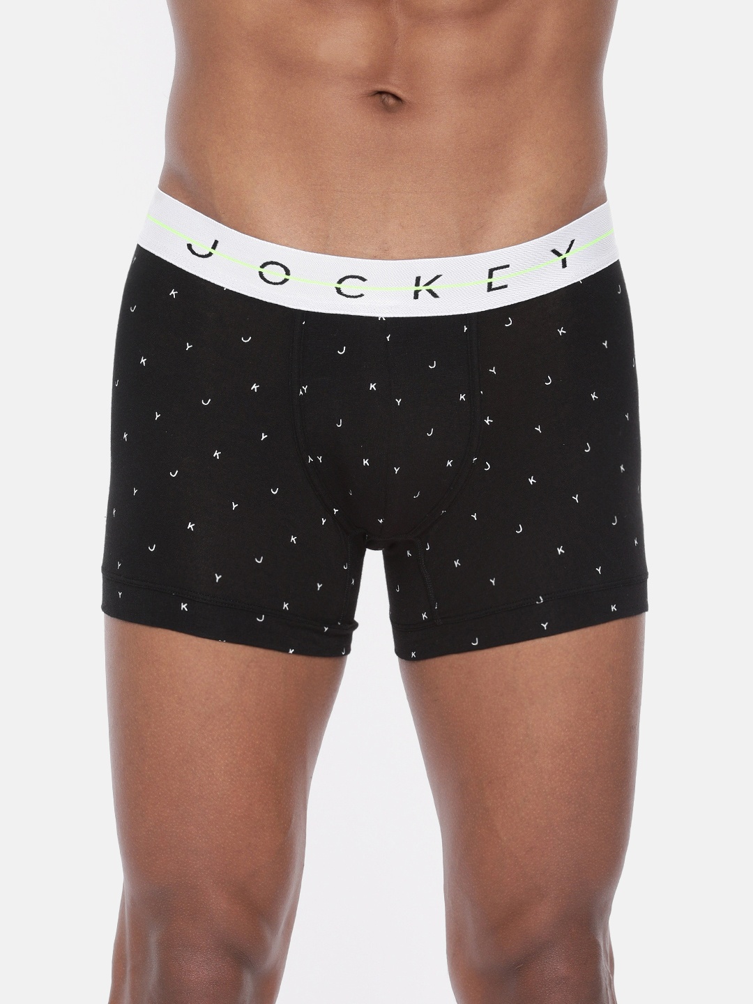

Jockey Men Black & White Printed Trunks NY02-0105-NYC07