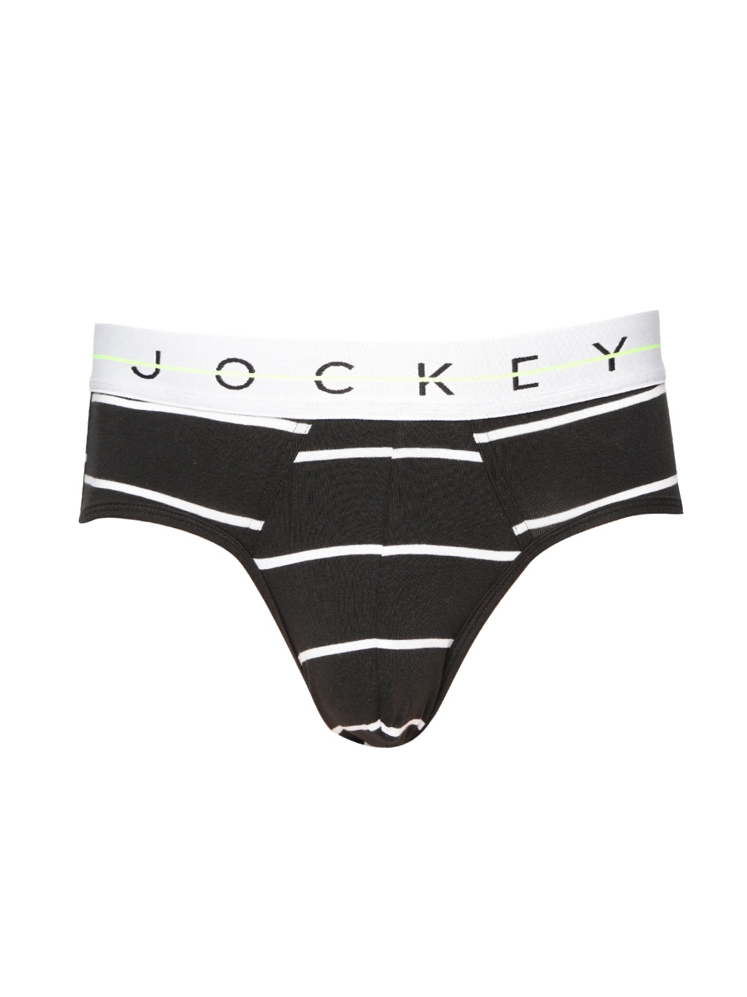 

Jockey Men Black & White Striped Briefs NY01-0105-NYC05