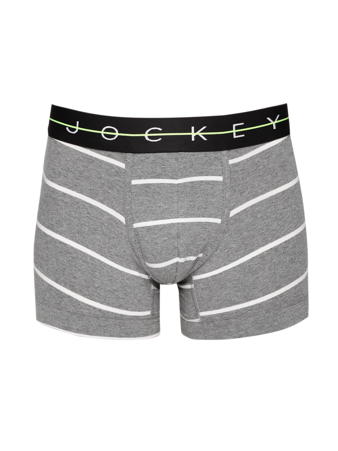 

Jockey Men Charcoal Grey & White Striped Trunks NY02-0105-NYC09