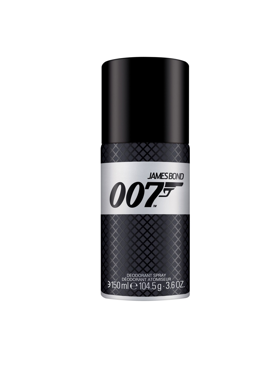 James Bond Men 007 Long Lasting Deodorant - 104.5 g, Black