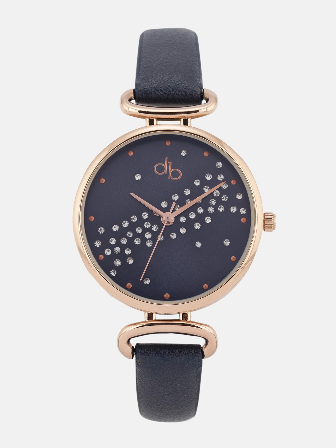 

DressBerry Women Blue Embellished Analogue Watch DB18-1C