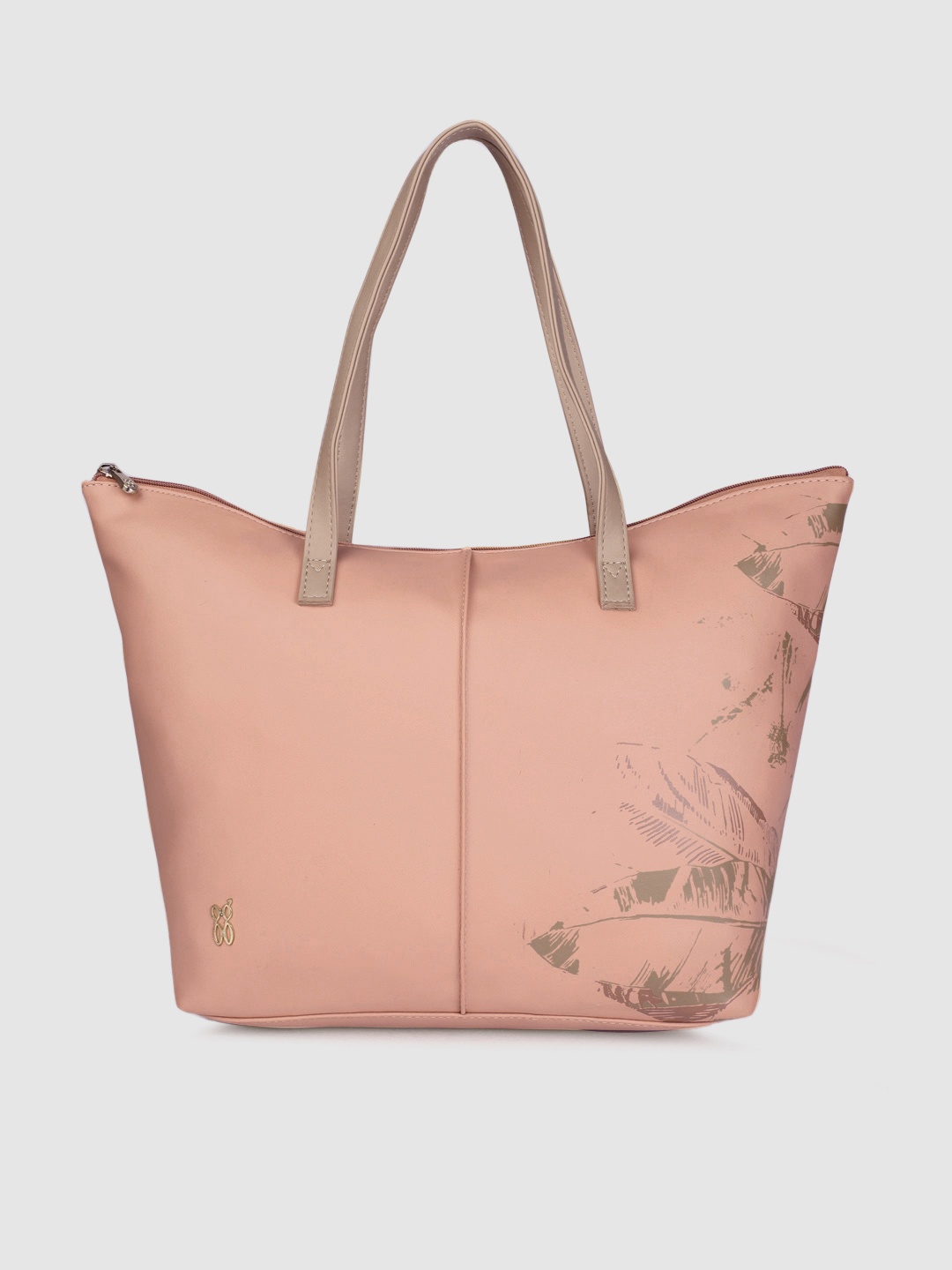 

Baggit Peach-Coloured Printed Shoulder Bag