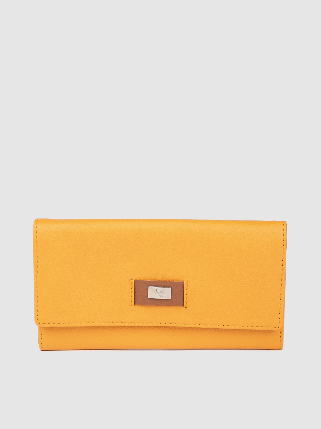 

Baggit Women Yellow Solid Two Fold Wallet