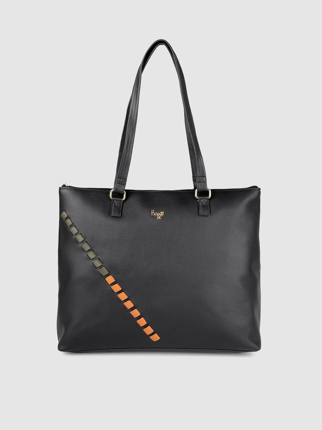 

Baggit Black Solid Shoulder Bag