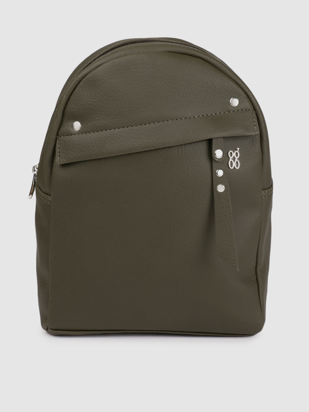

Baggit Women Olive Green Solid Backpack