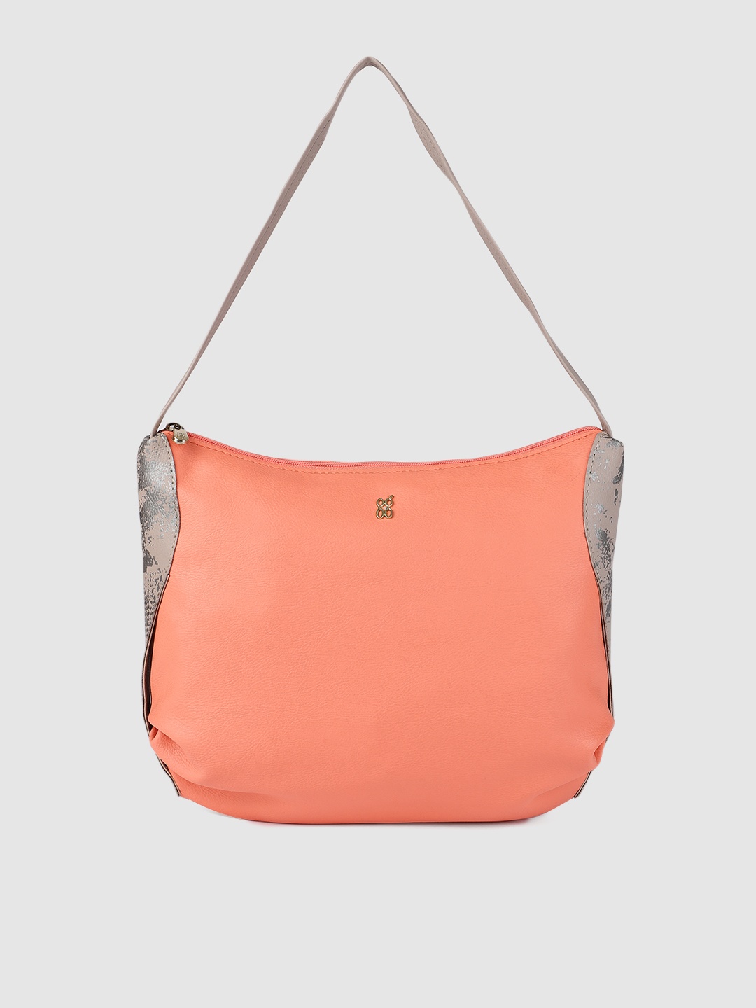 

Baggit Women Coral Solid Hobo Bag
