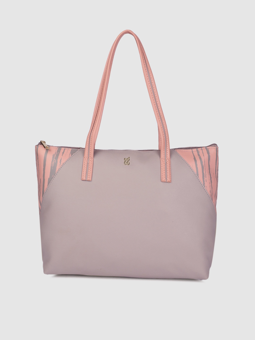 

Baggit Grey & Pink Printed Shoulder Bag
