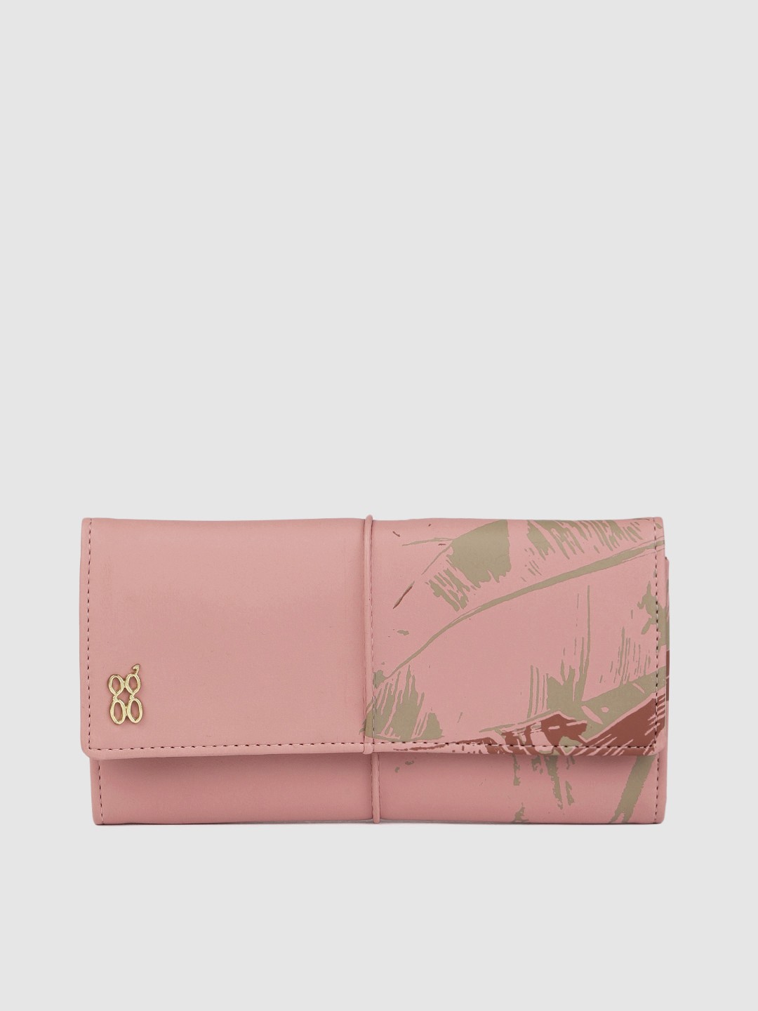 

Baggit Women Rose Printed Three Fold Wallet