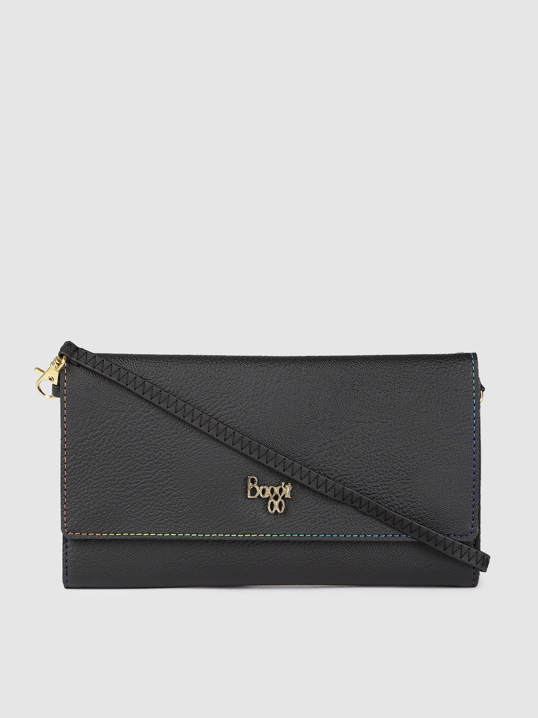 

Baggit Women Black Solid LJ CELINE KRISPA Three Fold Wallet