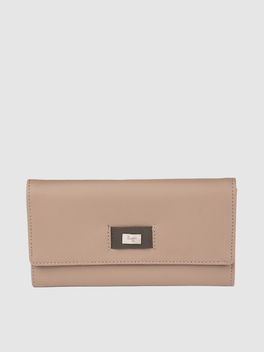 

Baggit Women Beige Solid Two Fold Wallet