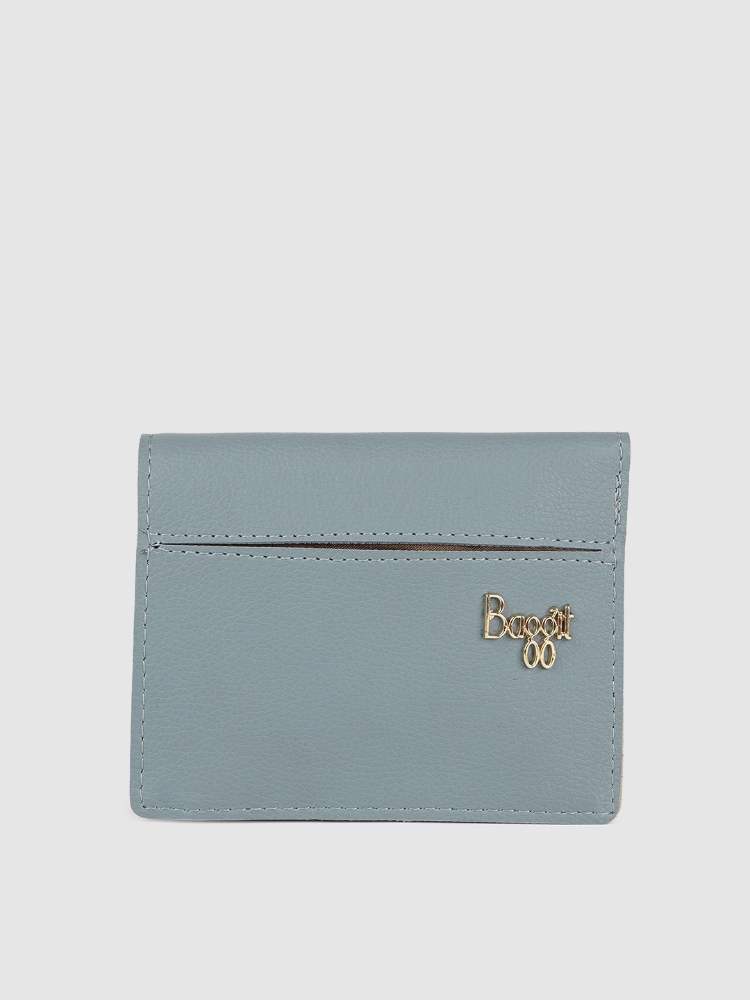 

Baggit Women Blue Solid Two Fold Wallet