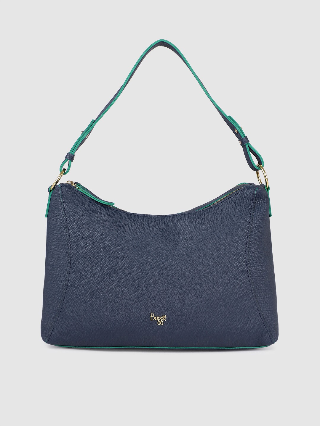 

Baggit Blue Solid Hobo Bag