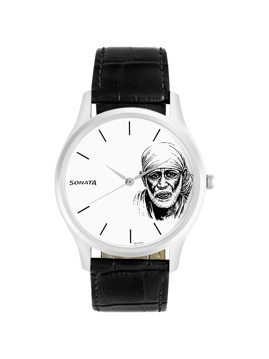 

Sonata Sai Baba Men White Analogue watch 77082SL03