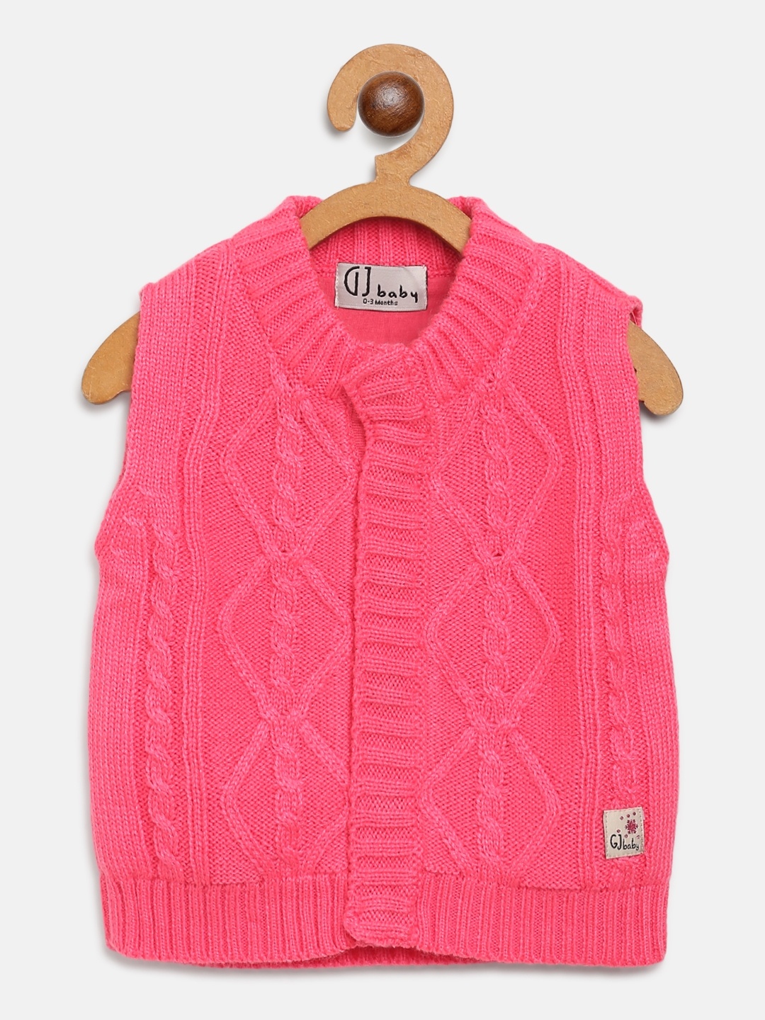 

Gini and Jony Boys Pink Cable Knit Cardigan