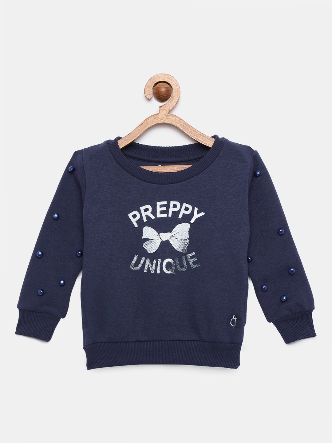 

Gini and Jony Girls Blue Printed Sweatshirt
