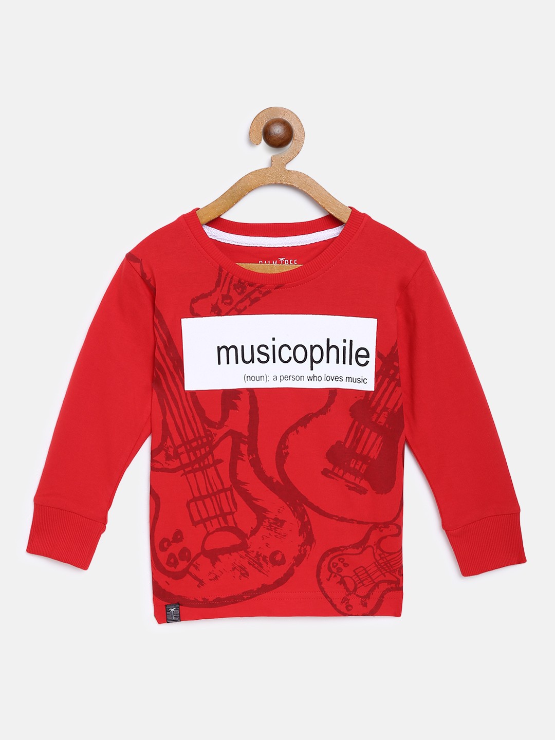

Palm Tree Boys Red Printed Round Neck T-shirt