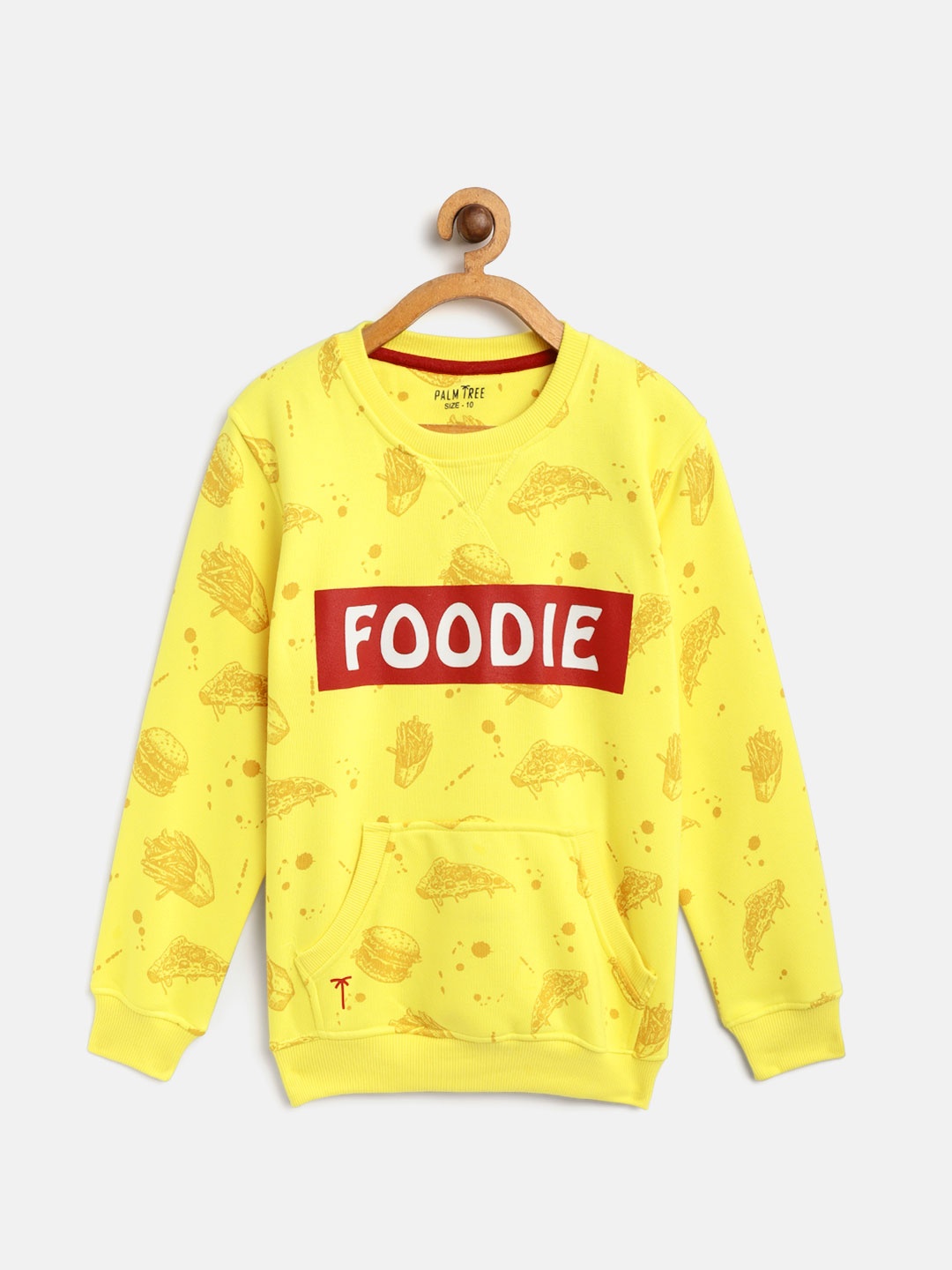 

Palm Tree Boys Yellow Printed Sweatshirt