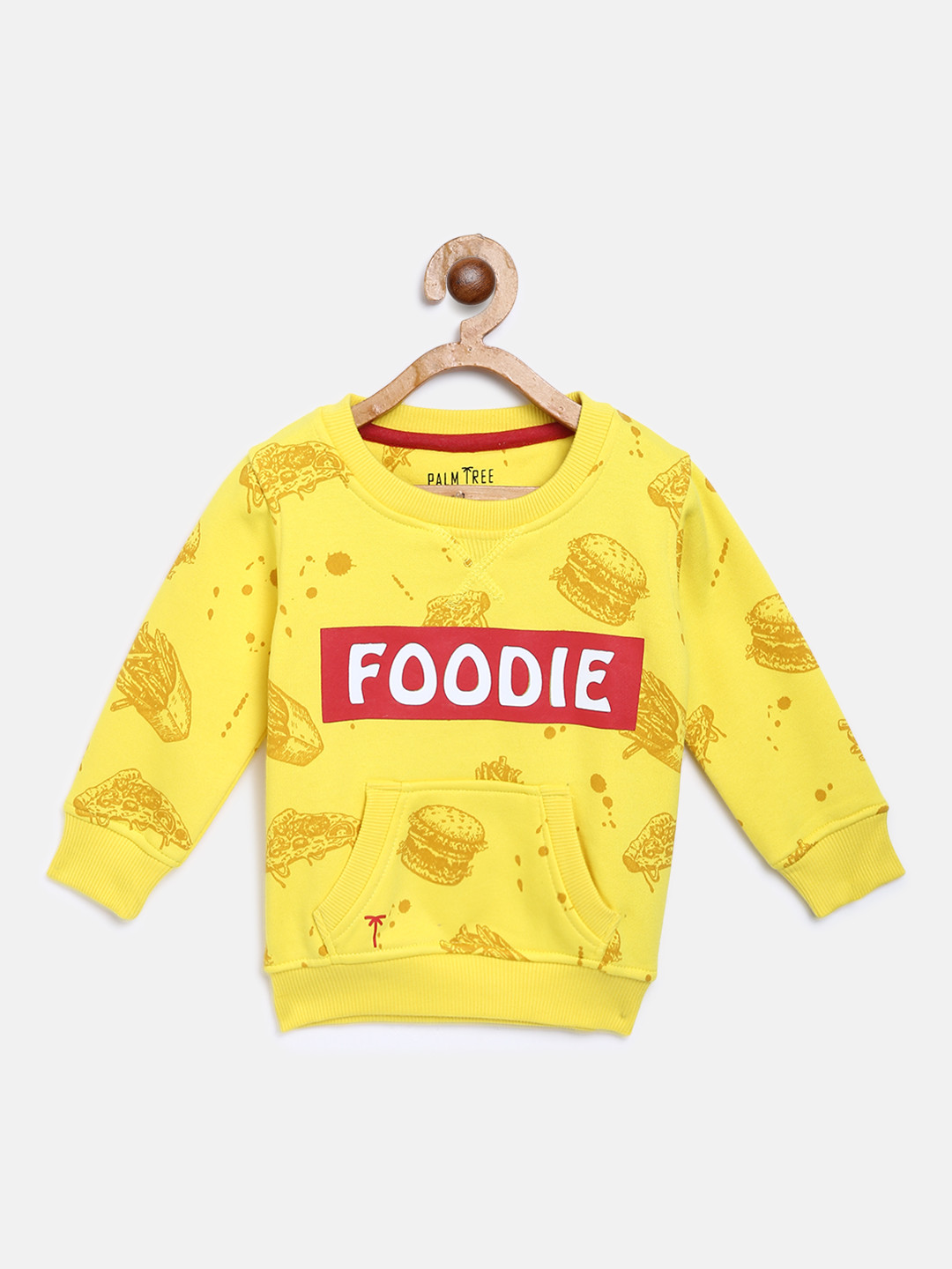 

Palm Tree Boys Yellow Printed Sweatshirt