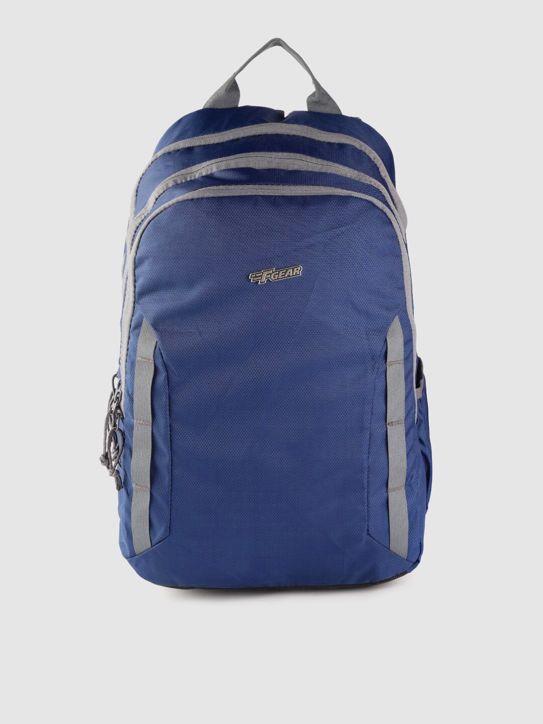 

F Gear Unisex Blue Solid Backpack with Rain Cover