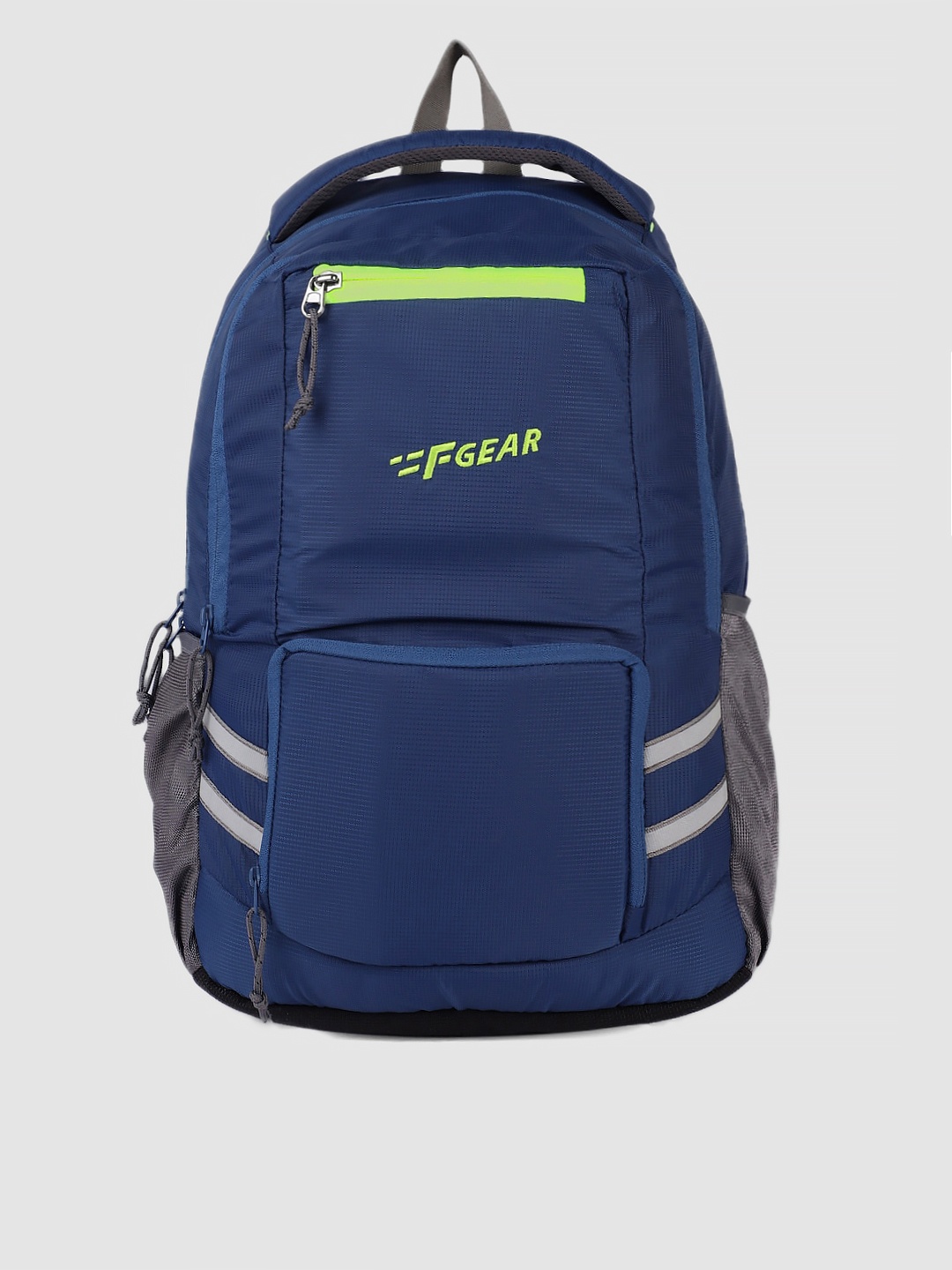 

F Gear Unisex Navy Blue Intellect Doby Solid Backpack