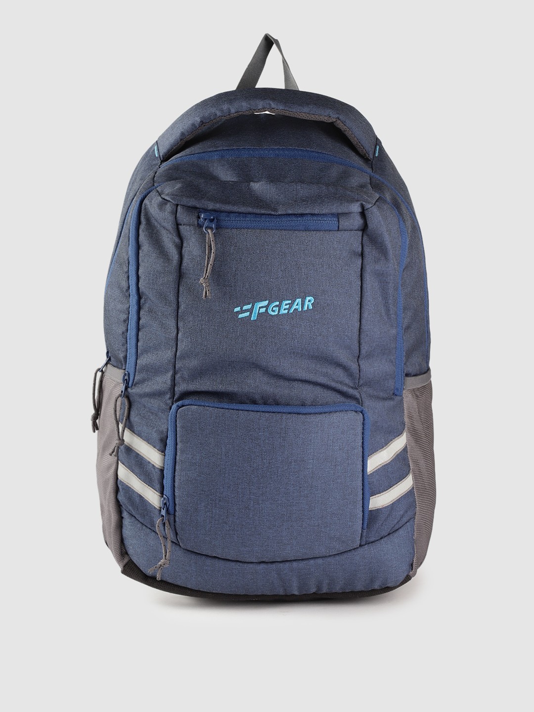 

F Gear Unisex Blue Solid Laptop Backpack with Rain Cover