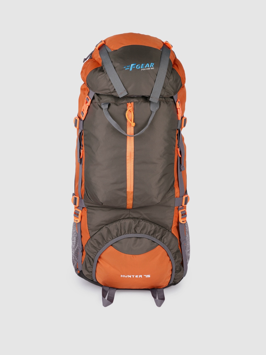 

F Gear Unisex Grey & Orange Hunter Rucksack