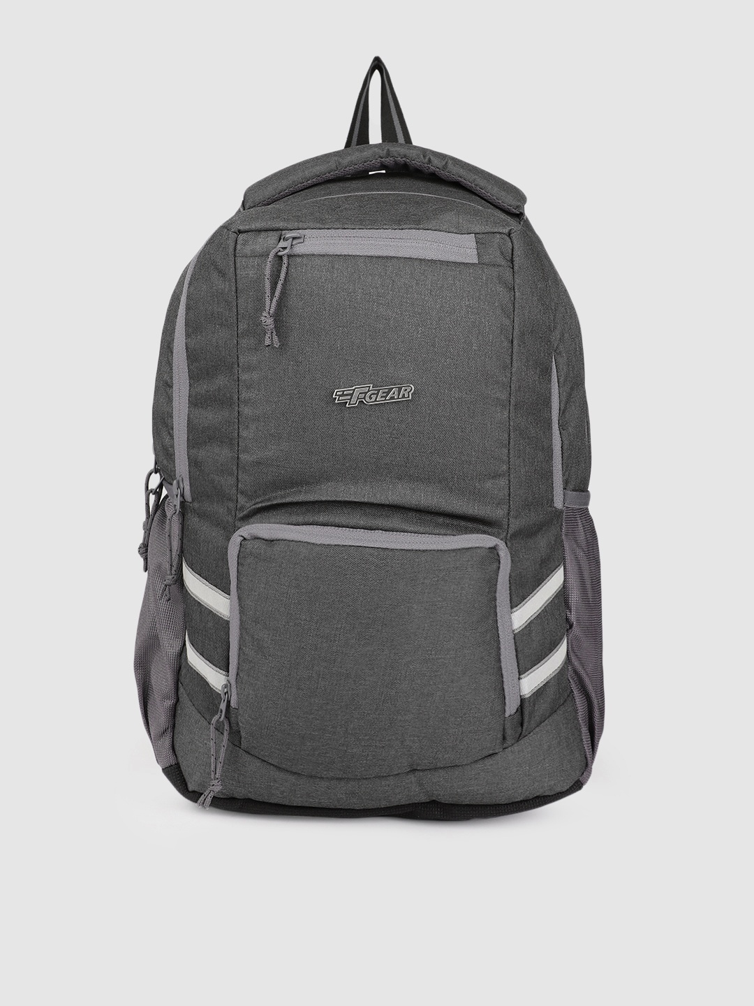 

F Gear Unisex Charcoal Grey Intellect Solid Backpack