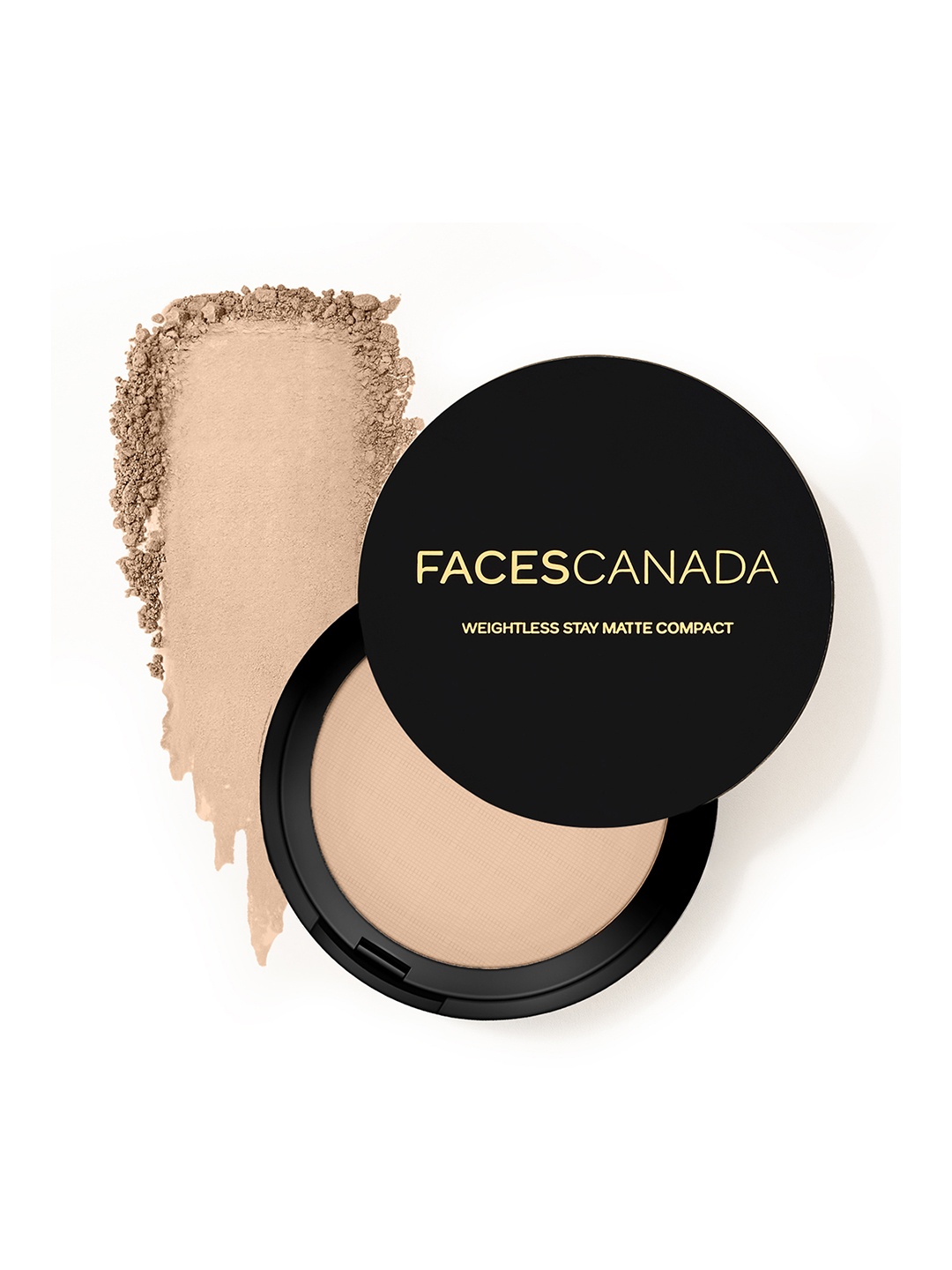 

FACES CANADA Weightless Stay Matte Compact SPF20 with Vitamin E & Shea Butter - Ivory 01, Beige