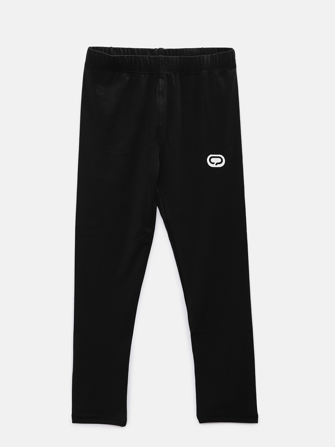 

QIDDO Girls Black Solid Leggings