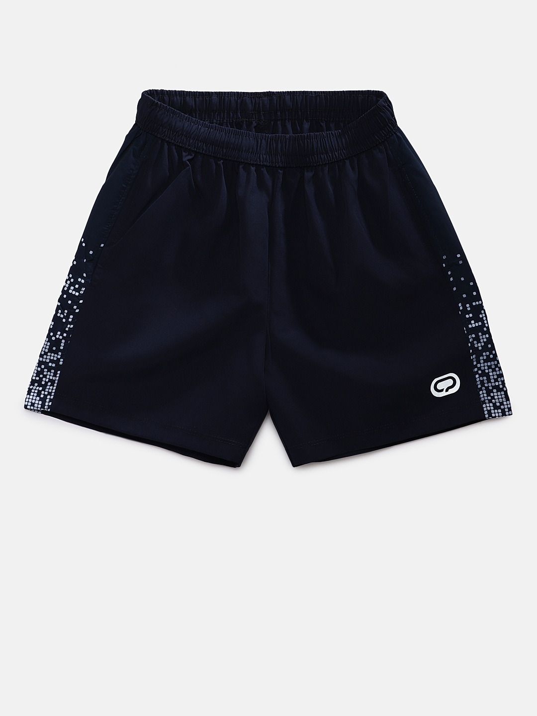 

QIDDO Boys Navy Blue Solid Regular Fit Sports Shorts