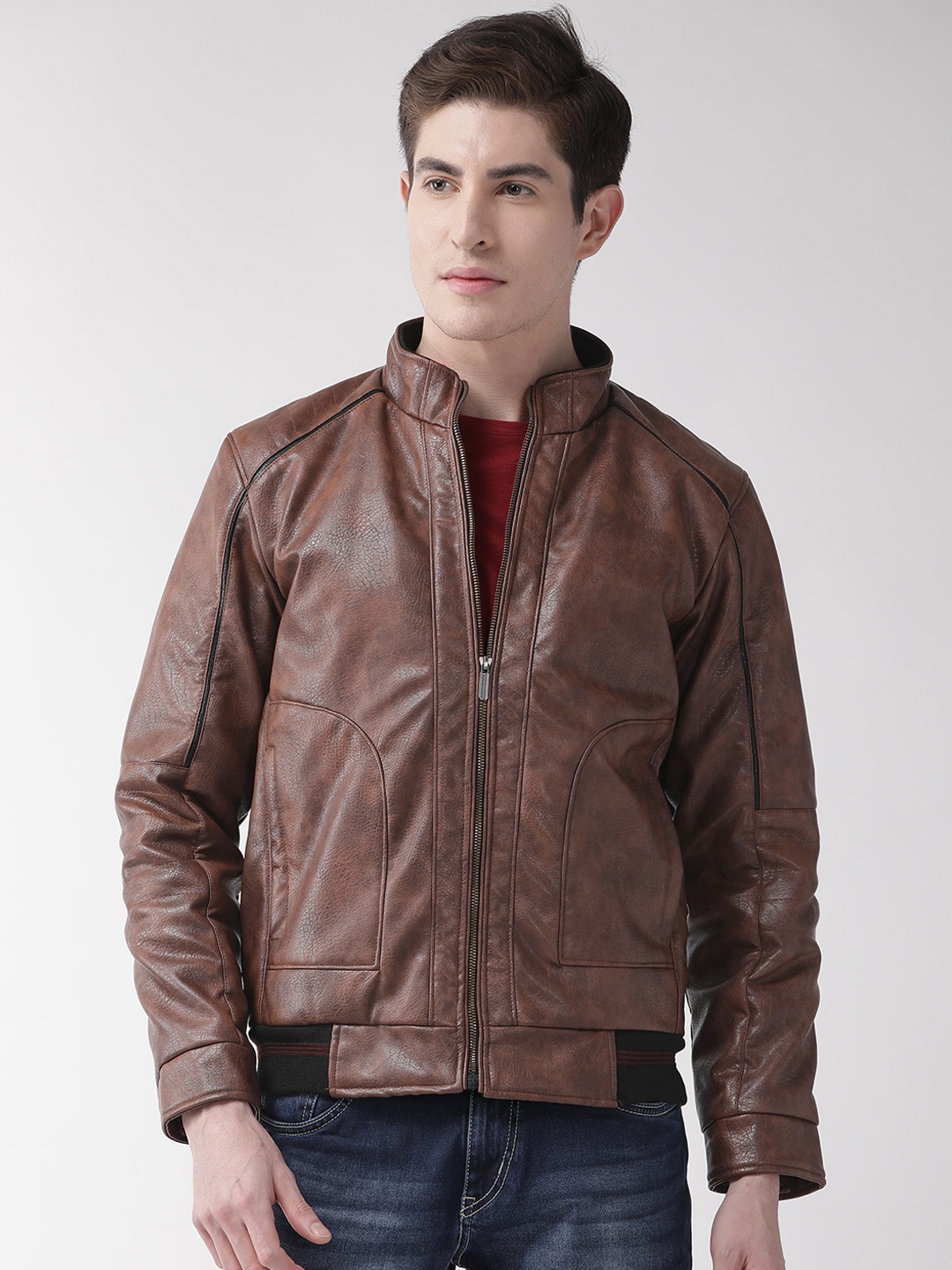 

Foreign Culture By Fort Collins Men Brown Solid Tailored Jacket