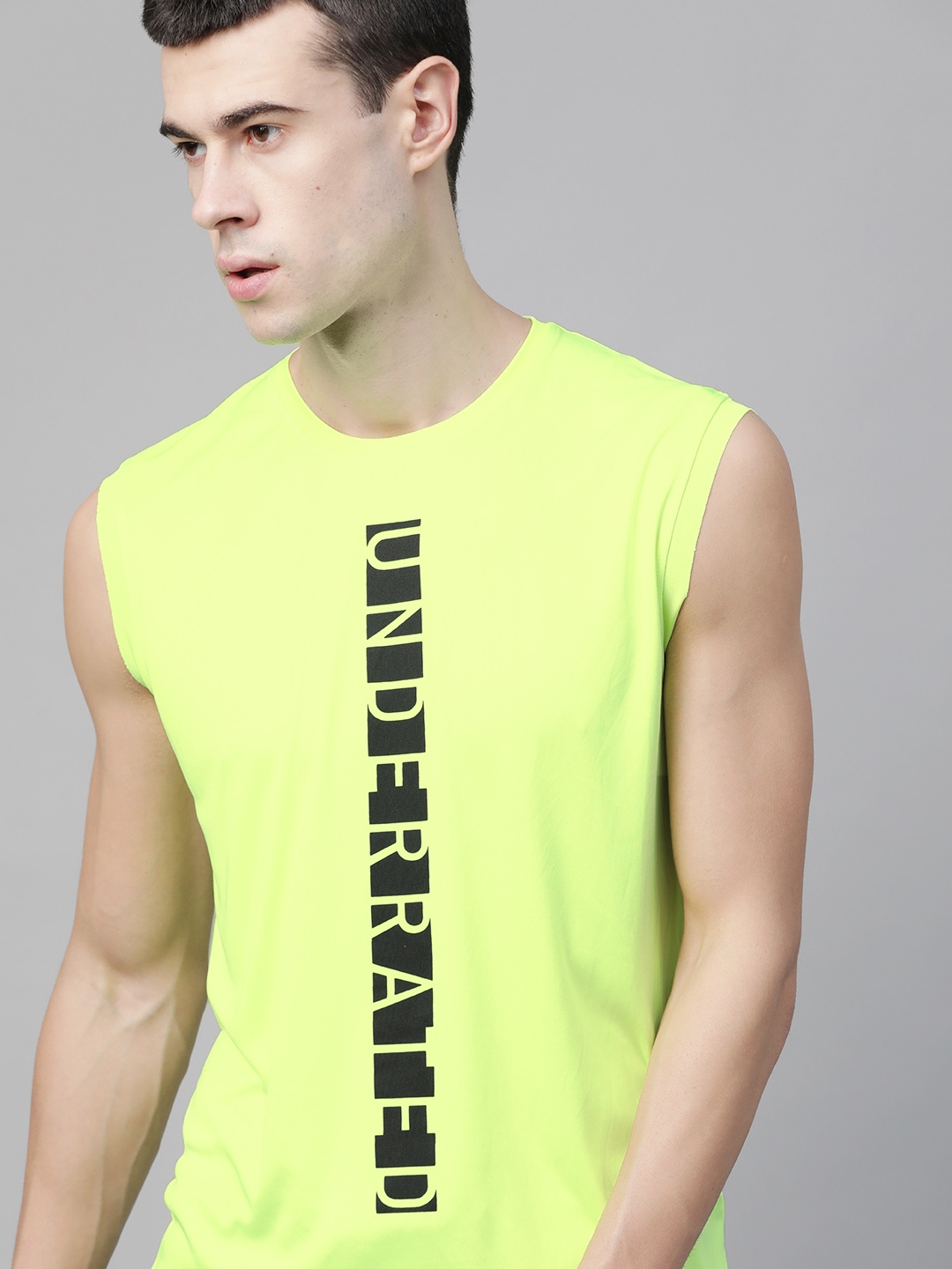 

Kook N Keech Men Fluorescent Green & Black Printed Round Neck T-shirt