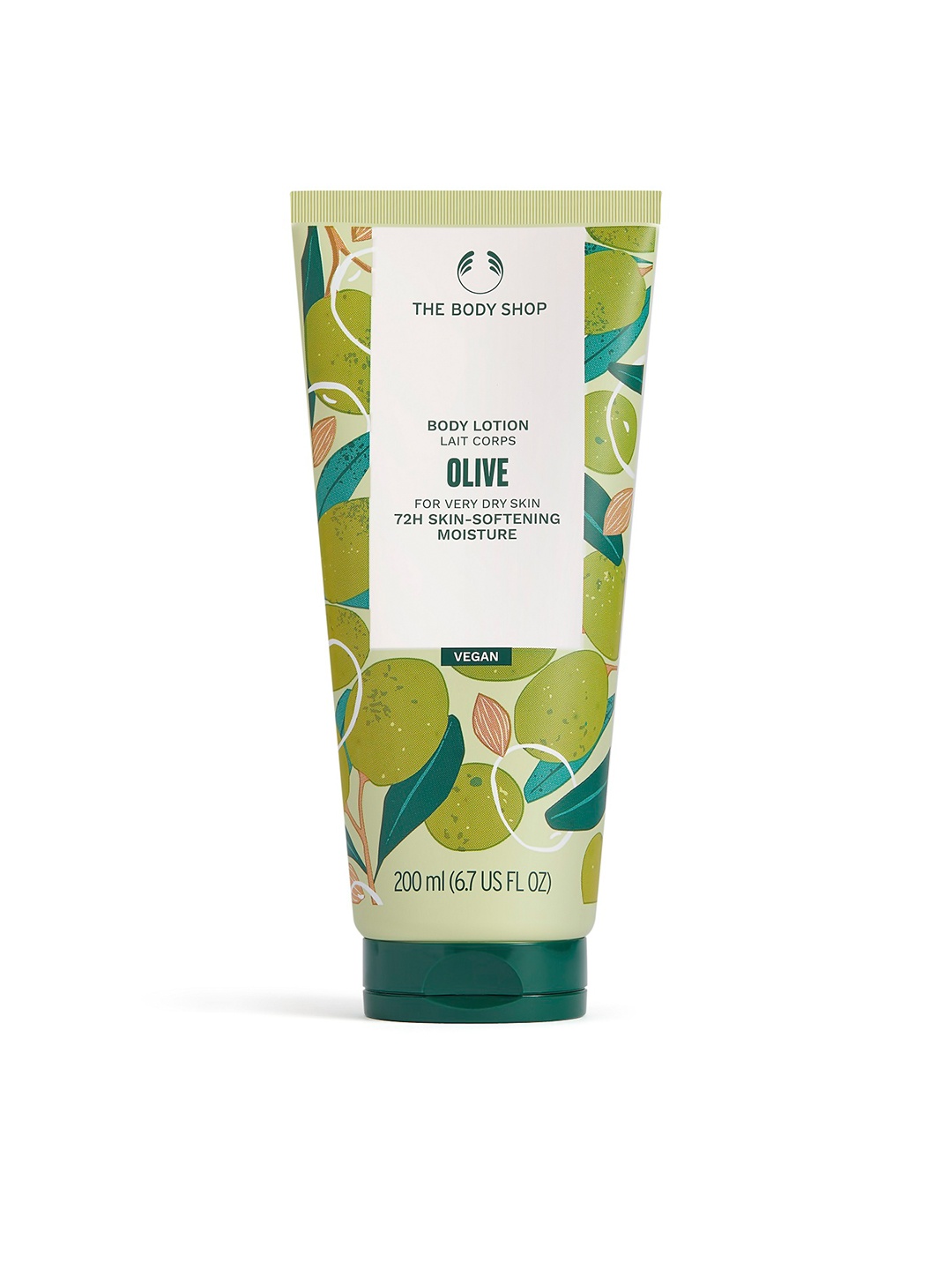 

THE BODY SHOP Olive Nourishing Sustainable Body Lotion for Dry Skin 200 ml, Green